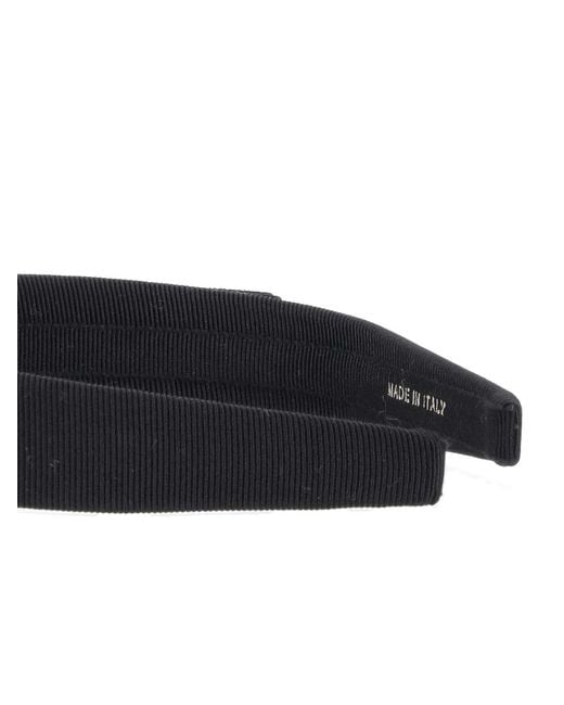 Ferragamo Black Bow Headband