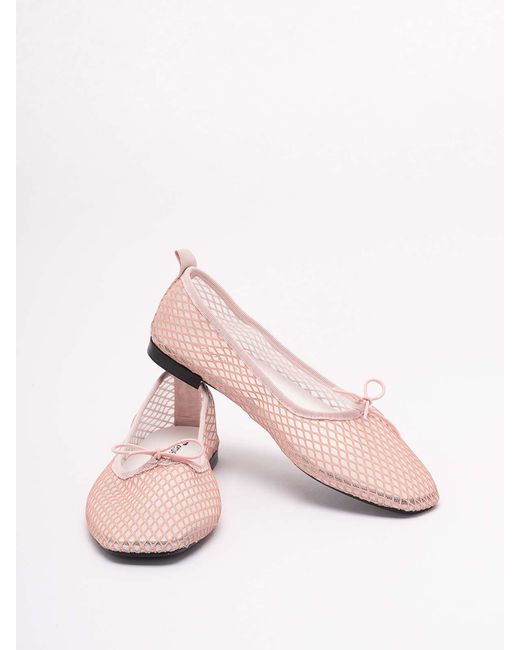 Repetto Pink 'Garance Balgom' Ballerinas