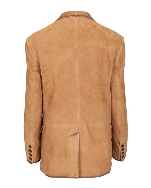 Arma Brown Modena Suede Jacket