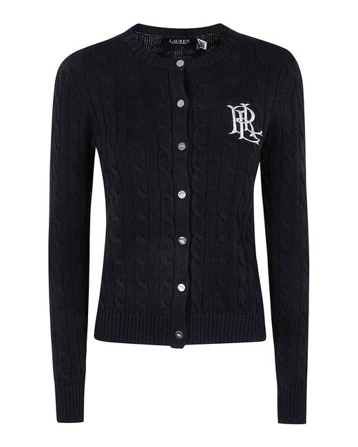 Ralph Lauren Blue Ralhan Long Sleeve Cardigan