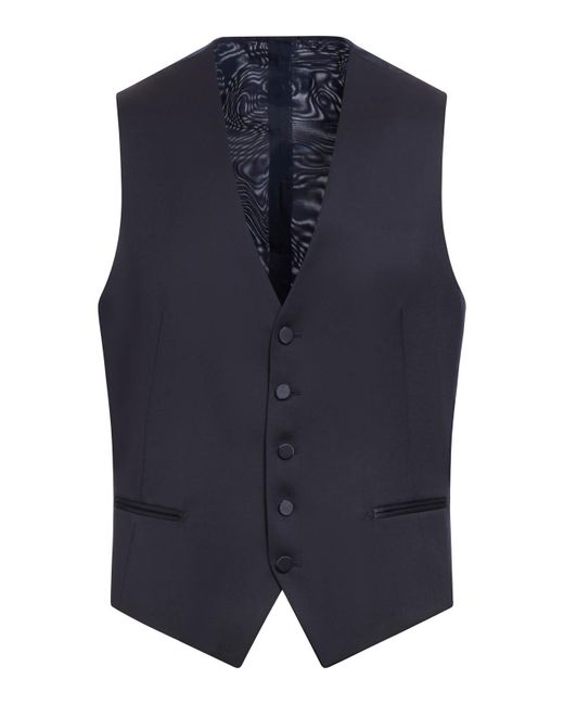 Tagliatore Blue Tailored Single-Breasted Wool Suit for men