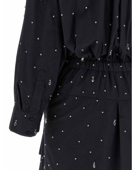 GIUSEPPE DI MORABITO Blue Double Chemisier Dress