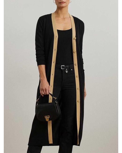 Ralph Lauren Black Hejaji-Long Sleeve-Cardigan