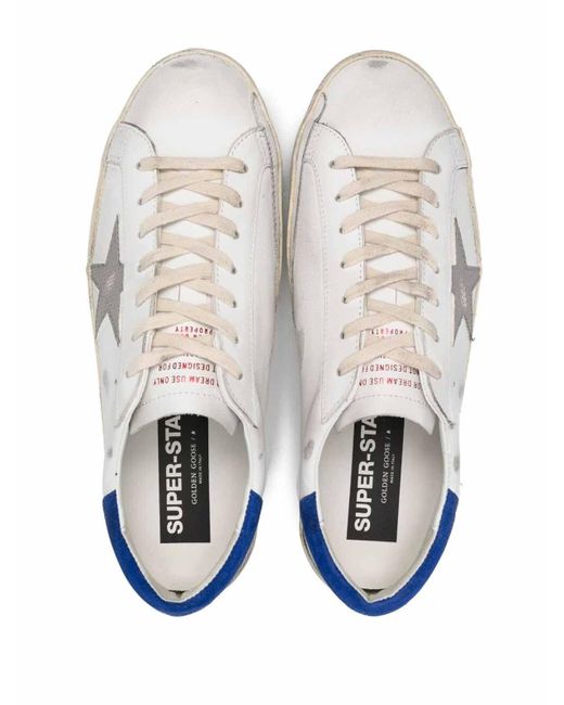 Golden Goose Deluxe Brand White Super-star Sneakers for men