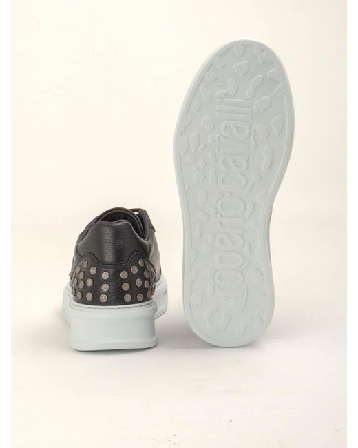 Roberto Cavalli Black Sneakers