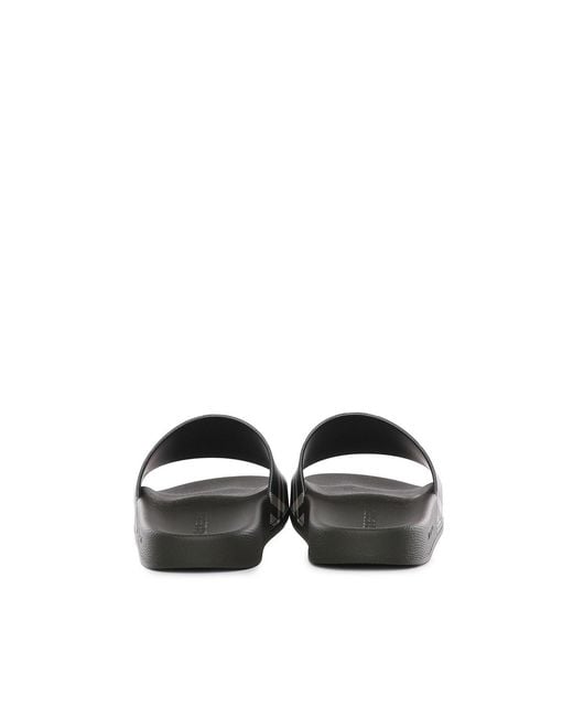 Burberry Green Check Slippers for men