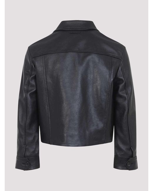 Marni Brown Leather Jacket