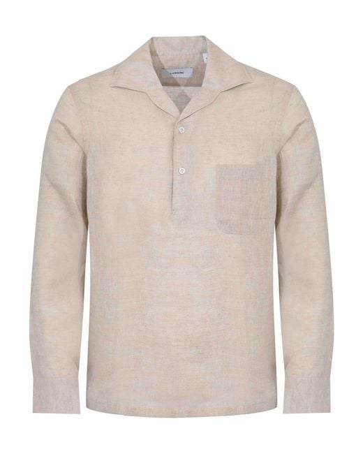 Lardini Natural Pailan Shirt for men
