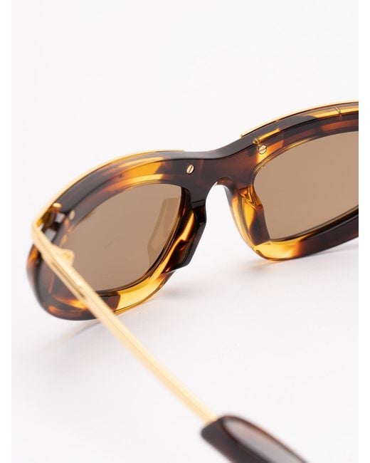 Bottega Veneta Natural 'Cat Eye' Sunglasses