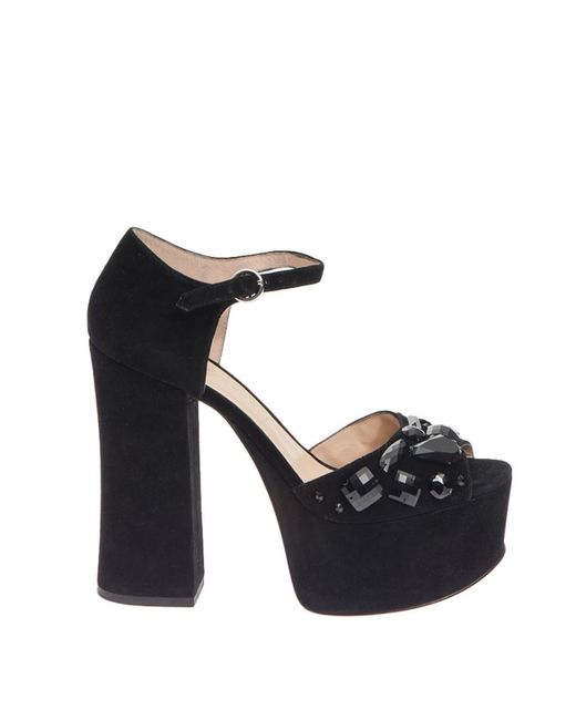 Marc Jacobs Black Adriana Sandals