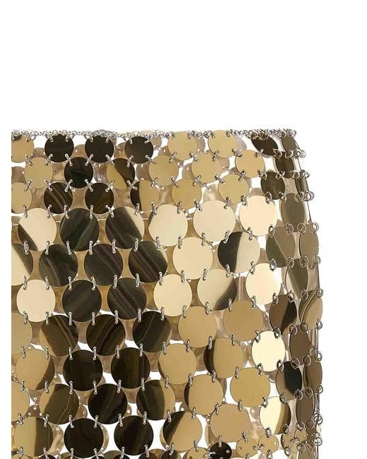Rabanne Metallic Skirt