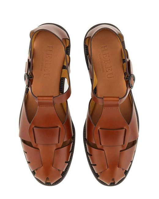 Hereu Brown Sandal Peach