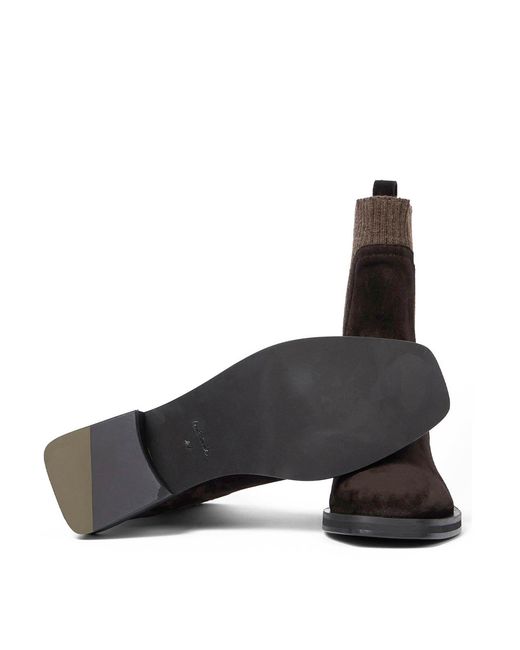 Paul Smith Brown Matola Suede Ankle Boot