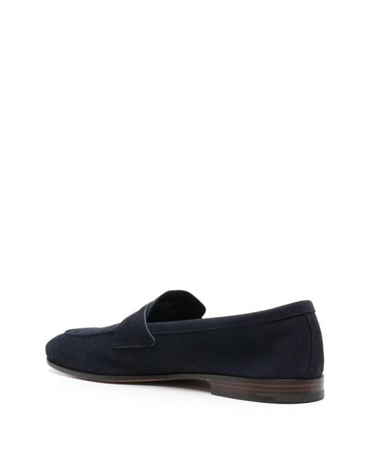Church's Blue Soft Suede Maesteg Loafers for men