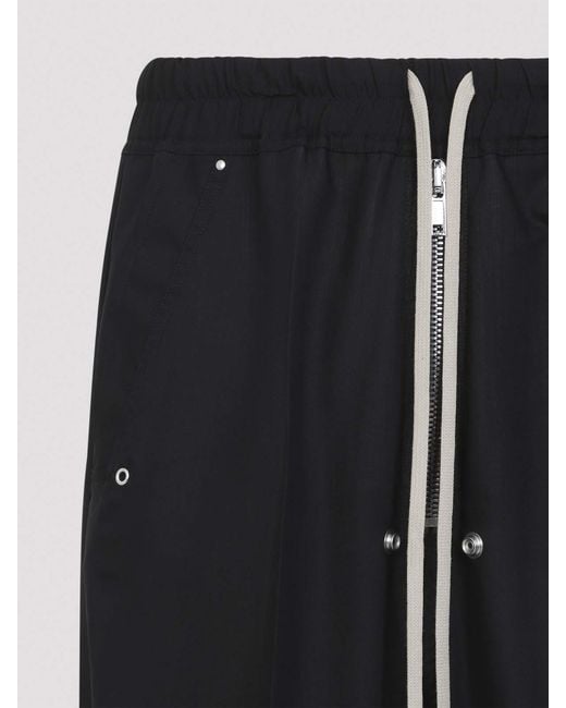 Rick Owens Blue Wide Bela Pants for men
