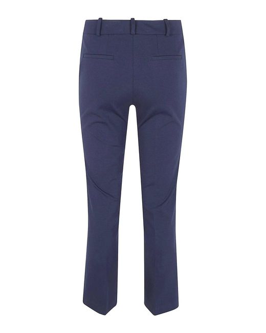 Kiltie Blue Florette Milano Stitch Light Flare Trousers