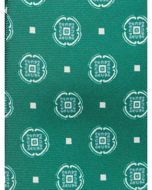 Kiton Green Necktie for men