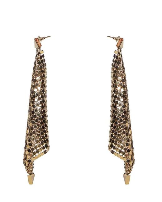 Rabanne Metallic Drop Earrings
