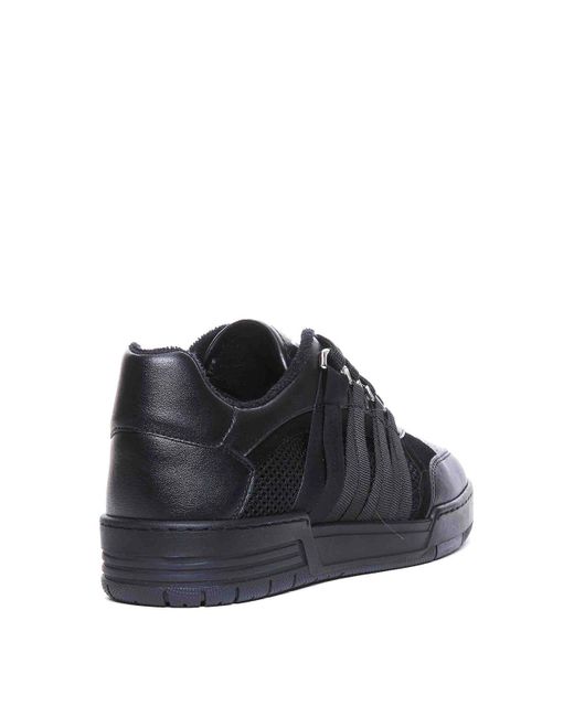 Moschino Black Streetball Sneakers for men