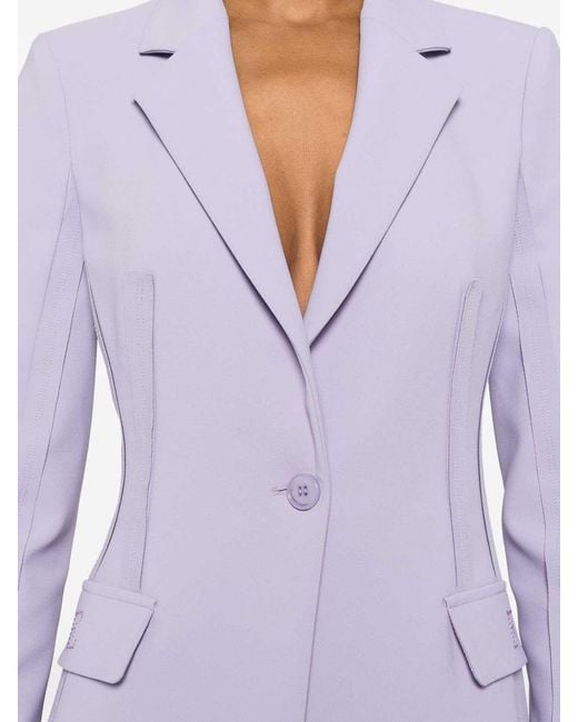Elisabetta Franchi Purple Jacket