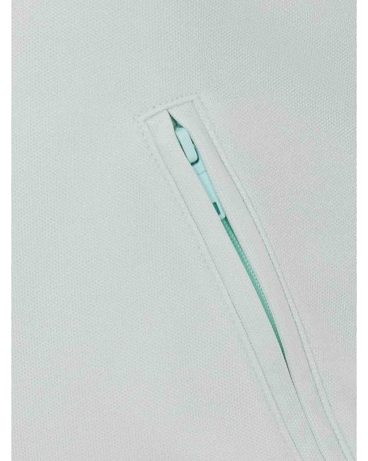 Courreges White Light Mint Signature Track Jacket
