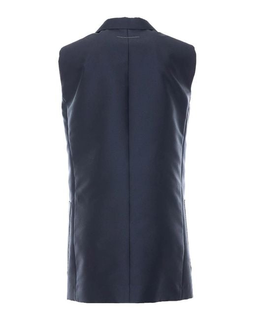 MM6 by Maison Margiela Blue Vest