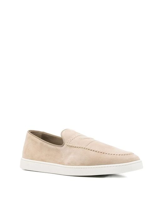 Church's Natural Peebles Suede Moccasin for men