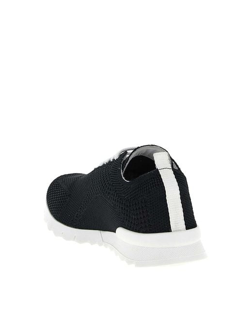 Kiton Black Fits Sneakers for men