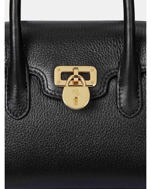 Ralph Lauren Black Tnnr Sm Schl-Satchel-Small
