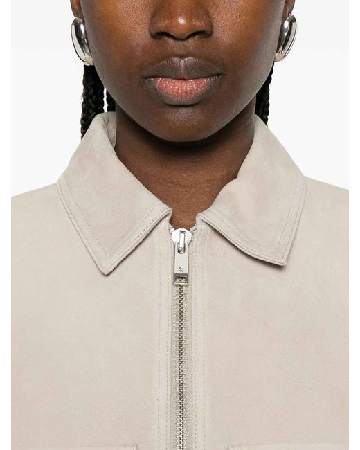 Anine Bing White Outerwear