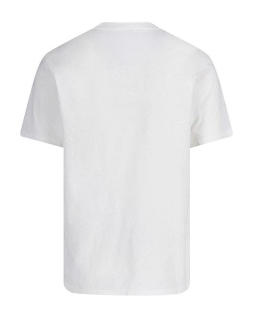 Maison Margiela White Cotton T-Shirt for men