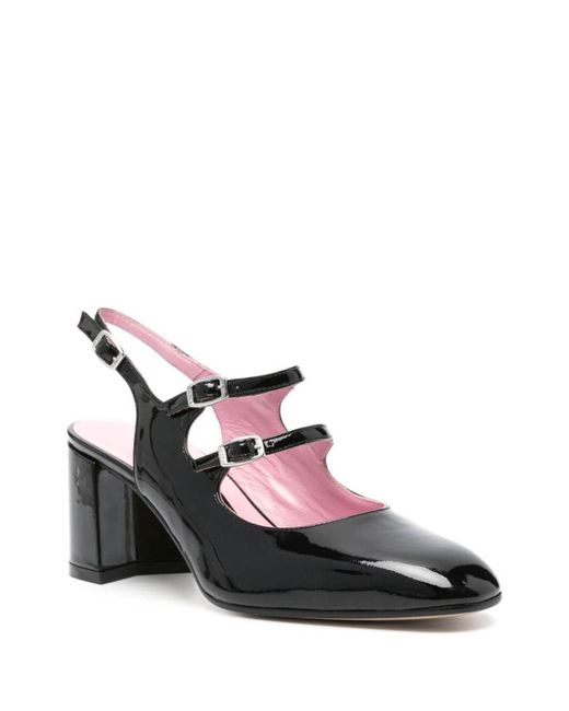 CAREL PARIS Black Banana Slingbacks
