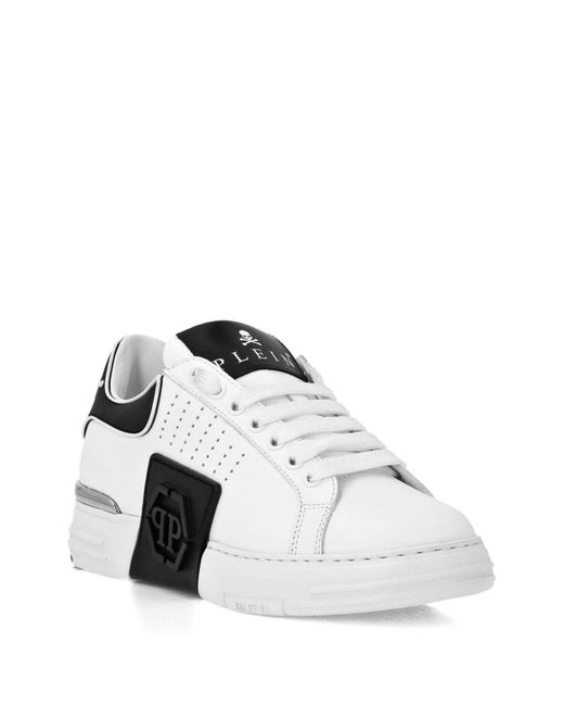 Philipp Plein Black Sneakers With Insert Design for men