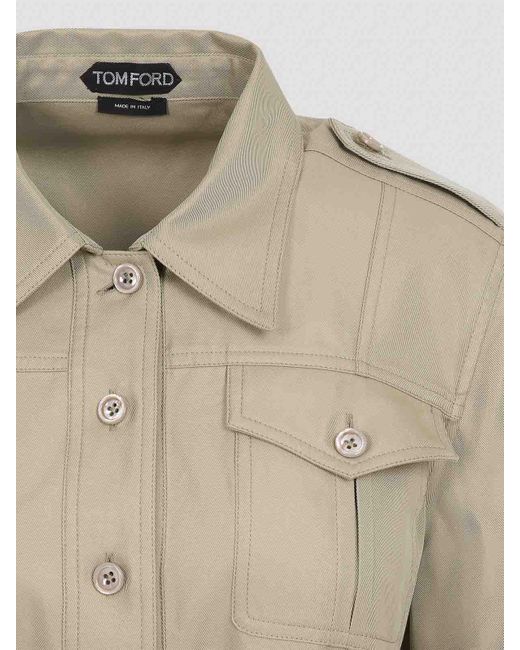 Tom Ford Natural Safari Mini Dress