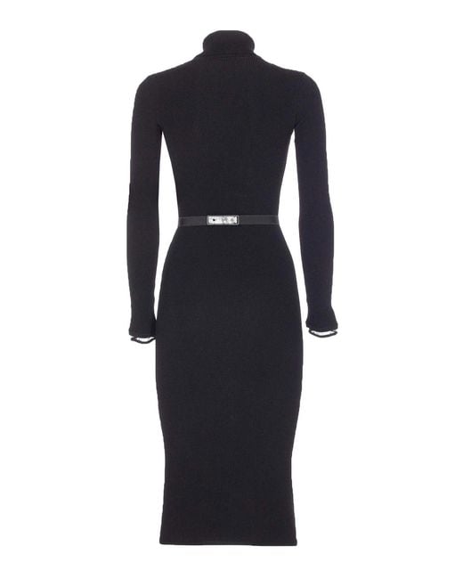 Elisabetta Franchi Blue Knitted Dress