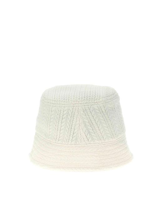 Jacquemus White Bucket Hat