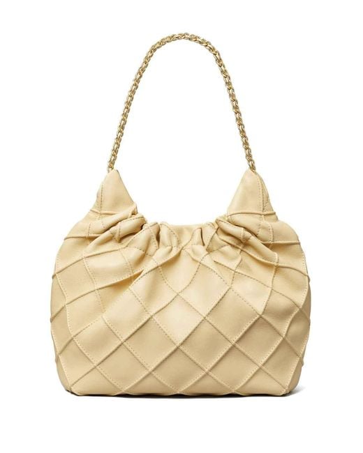 Tory Burch Natural Mini Hobo Bags