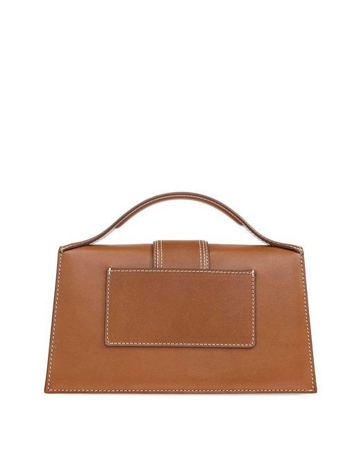 Jacquemus White Le Grand Bambino Leather Handbag