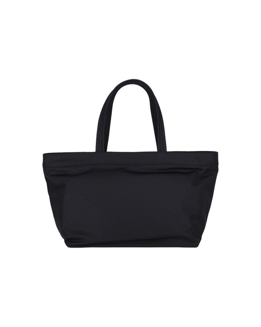 Anya Hindmarch Black Multi-Pocket Tote Bag