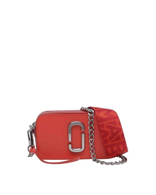 Marc Jacobs Red The Chain Snapshot Crossbody Bag