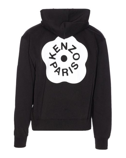 KENZO Black Hoodie for men
