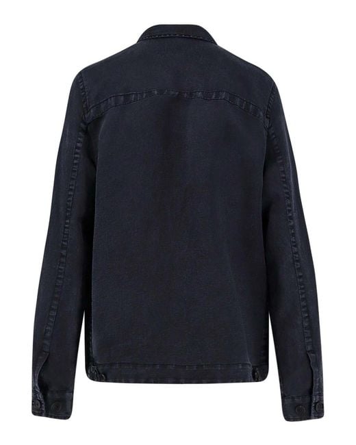 Massimo Osti Studio Blue Jacket/Shirt With Logo for men