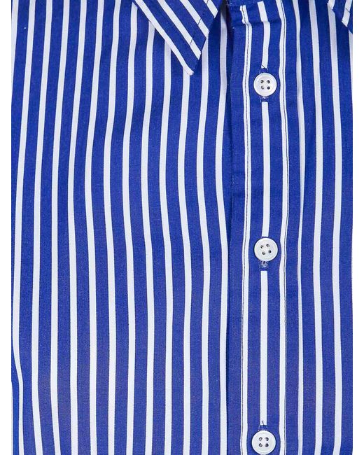Polo Ralph Lauren Blue Long Sleeves Midi Day Dress