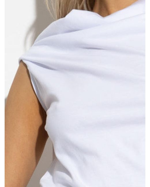 Dries Van Noten Blue Top Henray