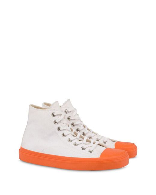 Moschino White Sneaker for men