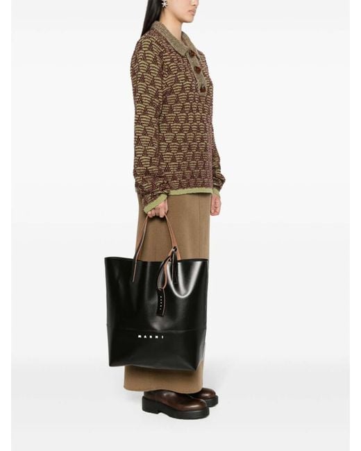 Marni Black Bum Bag for men