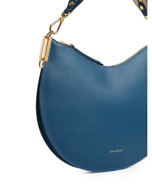Coccinelle Blue Sunup Medium Hobo Bag