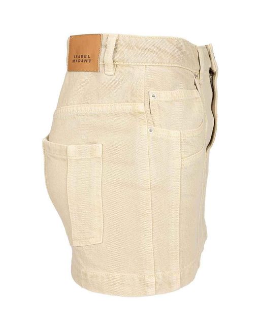 Isabel Marant Natural Short Skirt