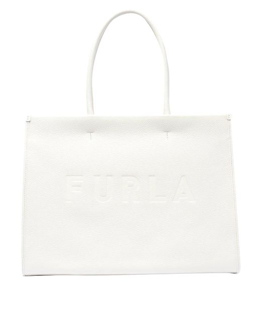 Furla Opportunity Tote Bag in White | Lyst UK