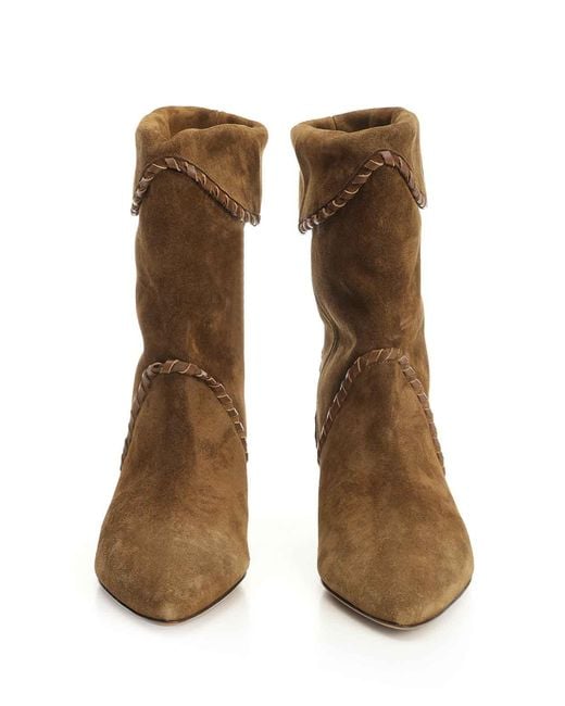 Isabel Marant Brown Edoa Soft Suede Boots